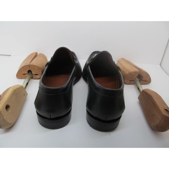 Allen Edmonds Mismatched Arezzo Mens Black Leather Horsebit Loafers Sizes READ - Picture 11 of 16